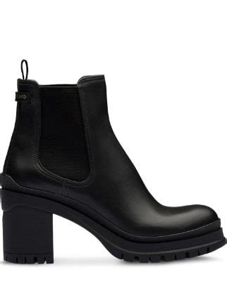 prada moto ankle boot|prada chunky heel ankle boots.